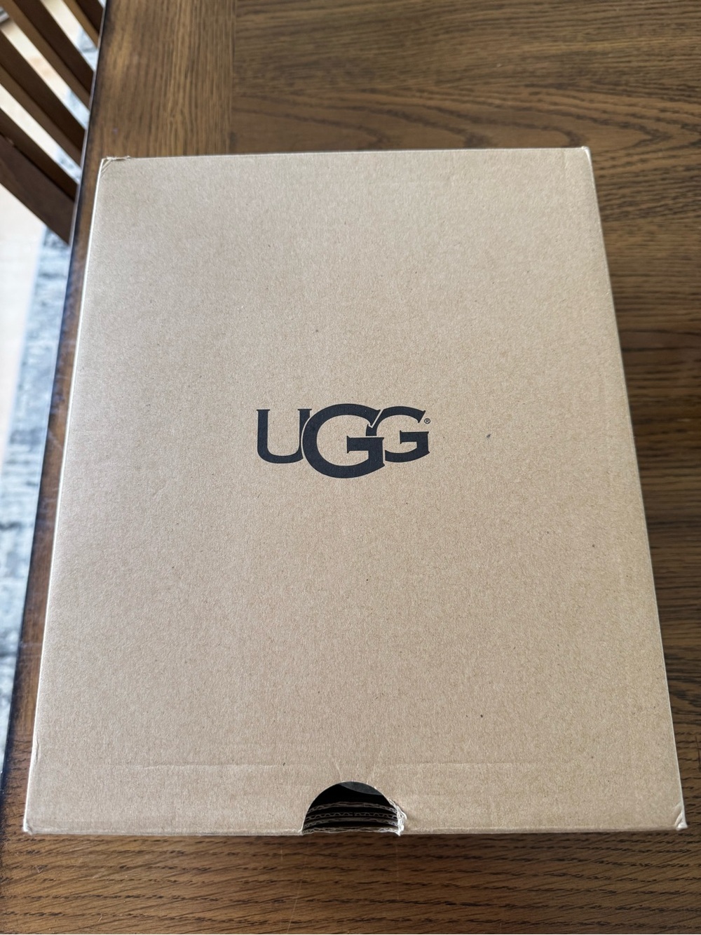 UGG Char Black Shimmer Leather Wedge Ankle Strap Sandals, Sz 7 - NWT & Box - Picture 12 of 13